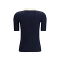 Blue Wool Oves Aries Polo Shirt