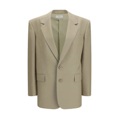 Women's Beige Wool Oves Aries Blazer Clothing
