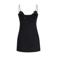 Women's Black Wool Oves Aries Casual Dress
