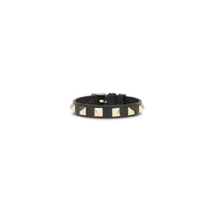 Women's Black Calf Leather Bos Taurus Bracelet