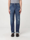Men's Blue Denim Straight-Leg Jeans Clothing