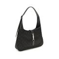 Black Fabric Shoulder Bag