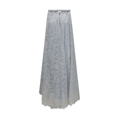 Women's Silver Polyester Coat Clothing