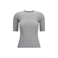 Women's Gray Cashmere Sweatshirt Clothing
