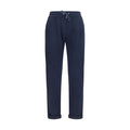 Women's Blue Polyamide Casual Pants