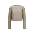 Women's Beige Linen Sweatshirt Clothing