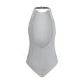 White Polyamide One-Piece Swimsuit