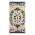 Hand-Painted Rose Garden Bath Towel