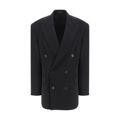 Women's Black Wool Oves Aries Blazer Clothing