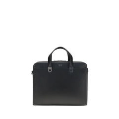 Men's Black Calf Leather Bos Taurus Briefcase Bag