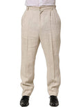 Men's Linen Trousers Beige