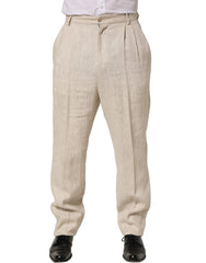 Men's Linen Trousers Beige