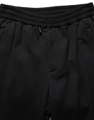 Men's Black Mid Waist Cargo Jogger Sweatpants Pants Polyurethane Polyester