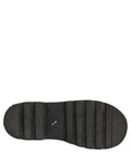 Black Leather Lace Up Men Combat Boots Shoes