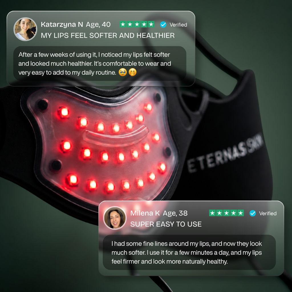 Máscara de Labios LED Infrarroja 850nm Silicona Médica
