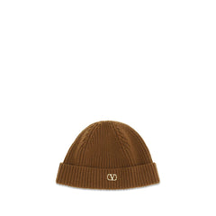 Men's Brown Cashmere Beanie Accessory