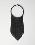 Gray Brass Necklace