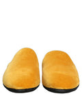 Men's Suede Slipper Yellow Goatskin