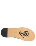 Brown Leather Slides Sandals Flats Men Shoes Black