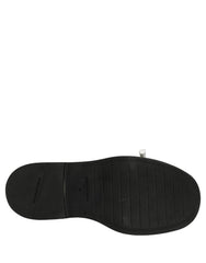 Brown Leather Slip On Flat Sandals Men Shoes Accessory
