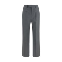 Men's Gray Wool Oves Aries Dress Pants