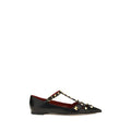 Women's Black Goatskin Ballet Flats