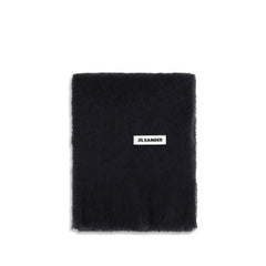 Women's Black Wool Oves Aries Scarf
