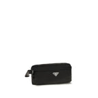 Black Recycled Polyamide Clutch Bag