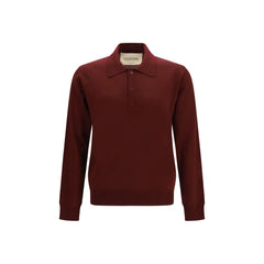 Men's Bordeaux Wool Oves Aries Polo Shirt