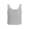 White Linen Tank Tops