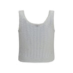 White Linen Tank Tops