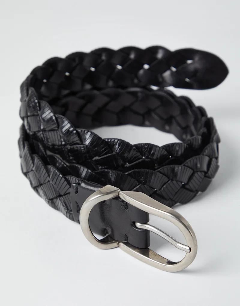 Black Leather Belt