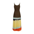 Multicolor Viscose Casual Dress