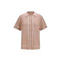Women's Multicolor Cotton Shortsleeve Shirt