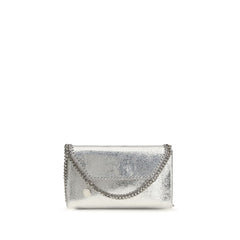 Women's Silver Polyester Shoulder Bag