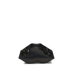 Women's Clutch Black Calf Leather Bos