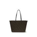 Brown Polyester Shoulder Bag