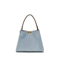 Women's Way Shoulder Bag Blue Cotton Polyester