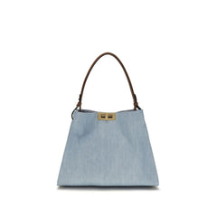Women's Way Shoulder Bag Blue Cotton Polyester