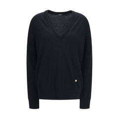Women's Black Wool Oves Aries Sweatshirt Clothing