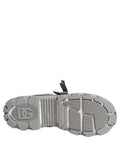 Gray Airmaster Panelled Low Top Men Sneakers Shoes Nylon Suede