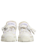 White Airmaster Panelled Low Top Men Sneakers Shoes Nylon Suede
