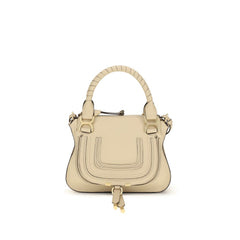 Women's Marcie Shoulder Bag Beige Calf Leather Bos