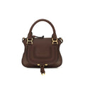 Women's Shoulder Bag Brown Calf Leather Bos