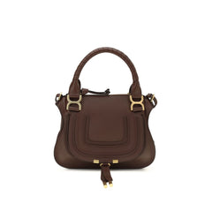 Women's Shoulder Bag Brown Calf Leather Bos