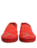 Women's Taormina Flat Red Viscose Cotton Nylon