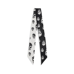 Women's Black Silk Scarf