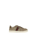 Women's Beige Polyester Athletic Sneakers