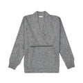 Women's Gray Wool Sweatshirt Clothing
