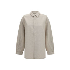 Women's Beige Denim Shirt